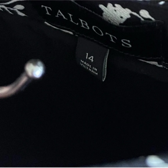 TALBOTS FLORAL PLEATED MIDI SKIRT Size 14 - Picture 8 of 10